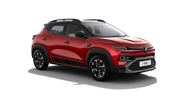 Renault  Kiger Radiant Red with Mystery Black Roof Colour
