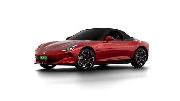 एमजी  साइबरस्टर Flare Red with Black roof Colour