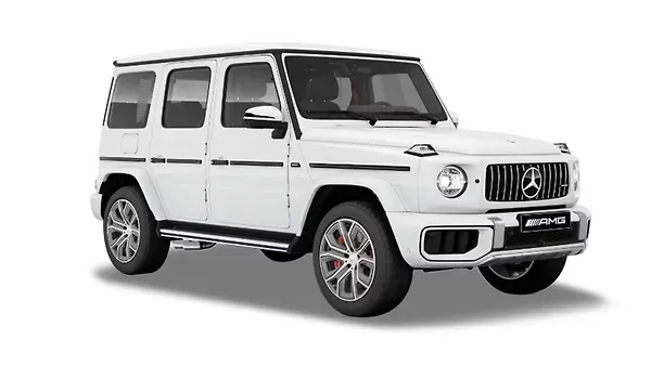 மெர்சிடிஸ் பென்ஸ்  ஏஎம்ஜி ஜி-கிளாஸ் Polar White Colour