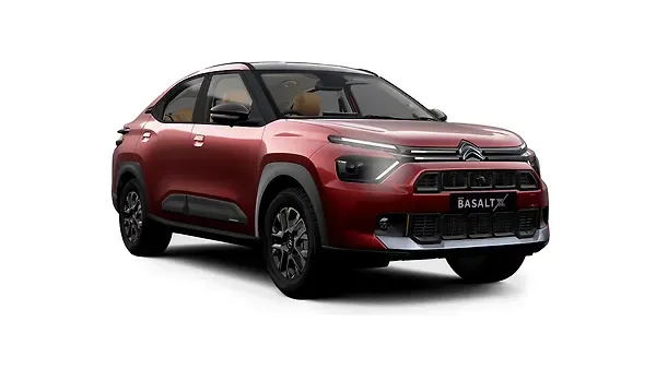 சிட்ரோன்  பசால்ட் எக்ஸ் Garnet Red with Perla Nera Black Roof Colour