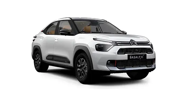 சிட்ரோன்  பசால்ட் எக்ஸ் Polar White with Perla Nera Black roof Colour