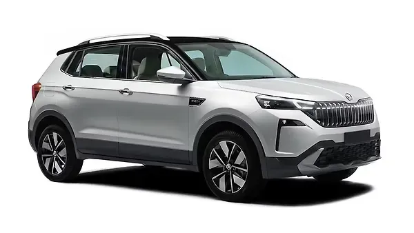 Skoda  Kushaq Brilliant Silver with Black Roof Colour