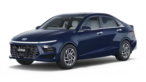 హ్యుందాయ్  2026 Verna Classy Blue Colour