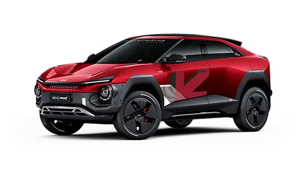 മഹീന്ദ്ര  BE 6 FE Tango Red Colour