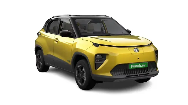 டாடா  Punch EV Fearless Yellow With Dual Tone Colour