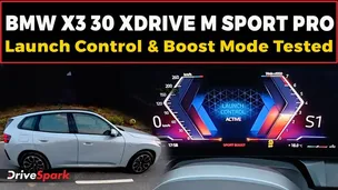 BMW X3 30 xDrive M Sport Pro 🔥 Launch Control & Boost Mode Tested | 0-100 Sprint