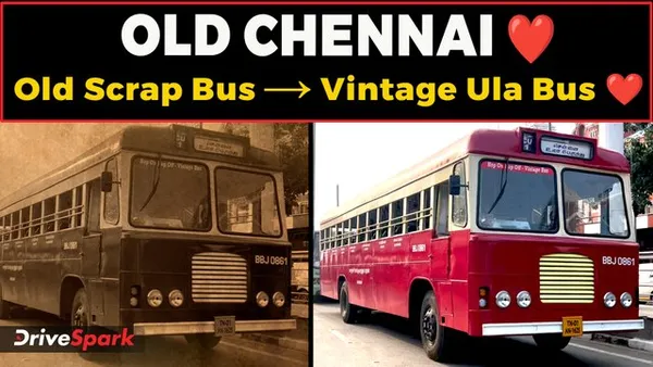 Chennai Vintage Ula Bus