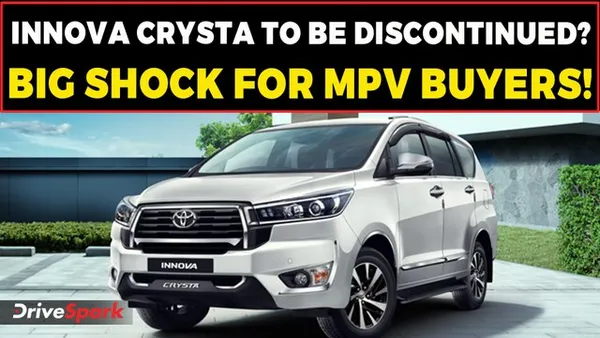 Toyota Innova Crysta To Be Discontinued In India?