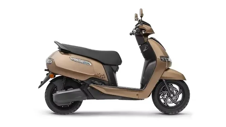 TVS iQube Wallnut Brown Colour