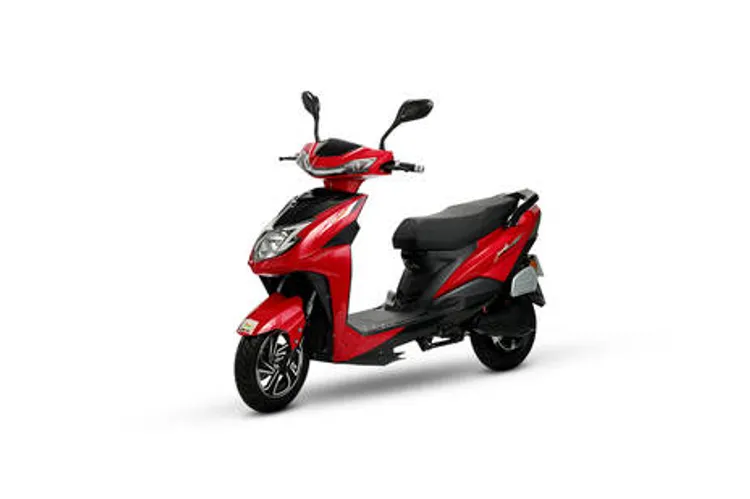 AMO Electric Bikes Jaunty Red Colour