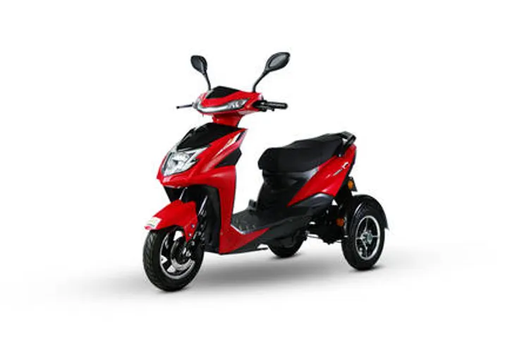 AMO Electric Bikes Jaunty-3W Red Colour