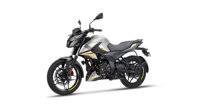 Bajaj Pulsar N160 Harbor Grey & Silver Colour