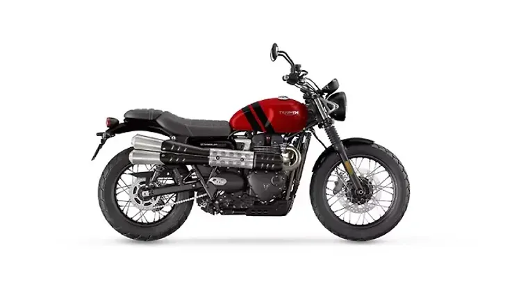 Triumph Scrambler 900 Carnival Red / Jet Black Colour