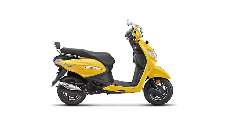 Hero Pleasure Plus Xtec Jubilant Yellow Colour