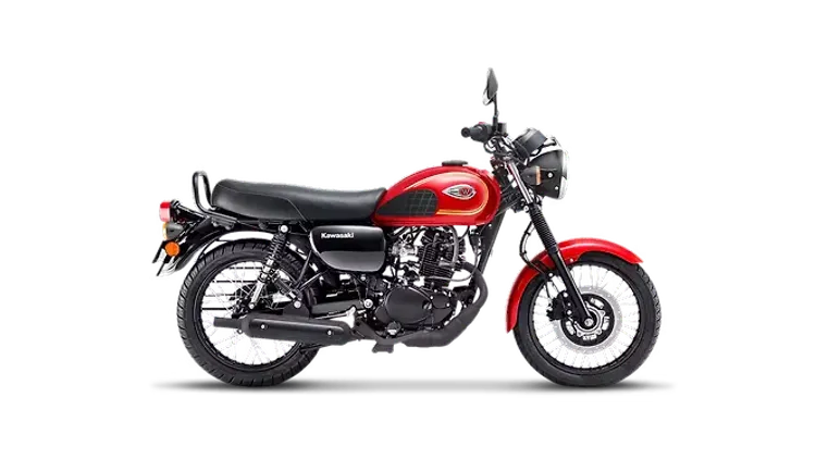 கவாஸாகி டபிள்யூ175 Candy Persimmon Red Colour