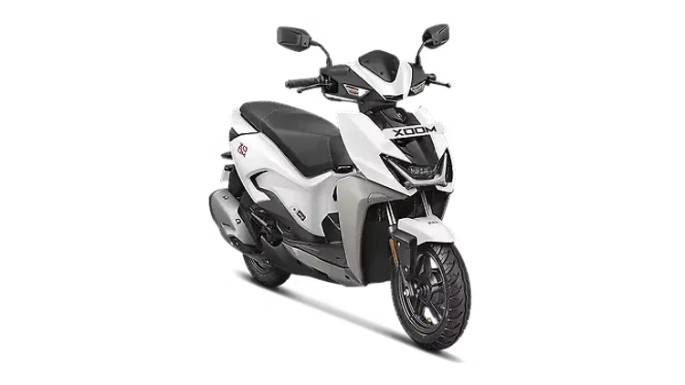 Hero Xoom 110 Pearl Silver White Colour