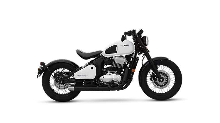 ஜாவா 42 பாப்பர் Moonstone White Colour