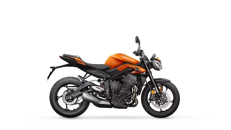 Triumph Street Triple R Matt Baja Orange Colour