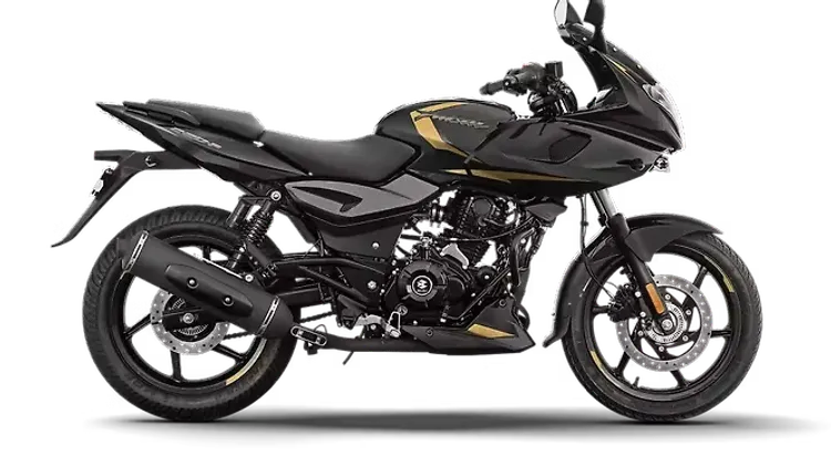 ബജാജ് പൾസർ 220 F  Black Gold Colour