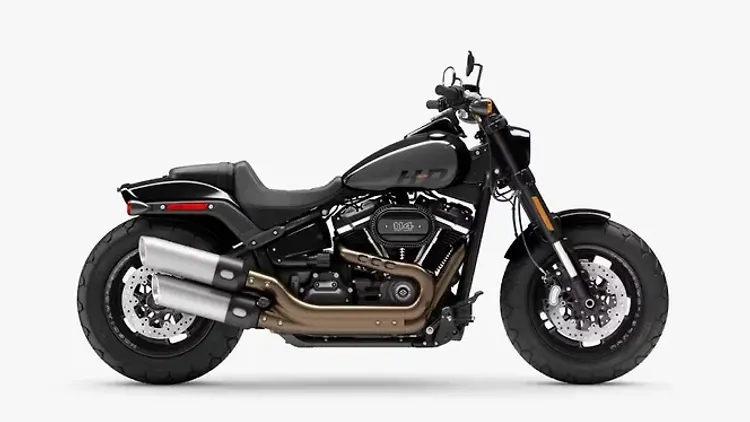 ஹார்லி டேவிட்சன் ஃபேட் பாப் Vivid Black Colour