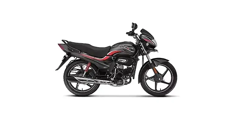 Hero Passion Plus Black Heavy Grey Colour