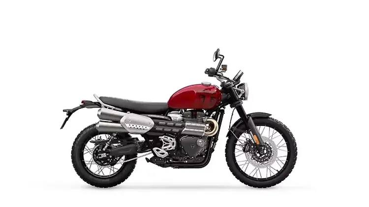 Triumph Scrambler 1200 Carnival Red Colour