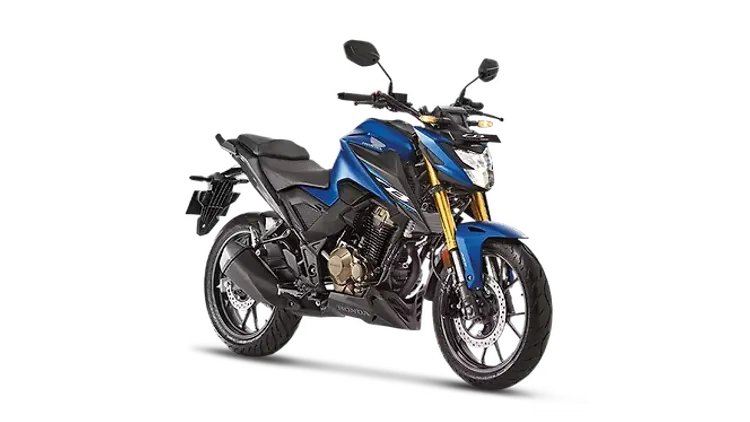 ಹೋಂಡಾ ಸಿಬಿ300ಎಫ್ ಫ್ಲೇಕ್ಸ್ ಪ್ಯೂಯಲ್ Mat Marvel Blue Metallic Colour