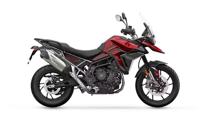 Triumph Tiger 900 Carnival Red / Sapphire Black Colour