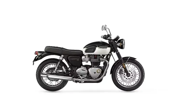 Triumph Bonneville T120 Jet Black / Fusion White Colour