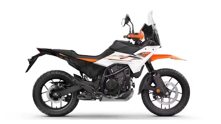 కెటిఎమ్ 390 Adventure X [2025] Ceramic White Colour