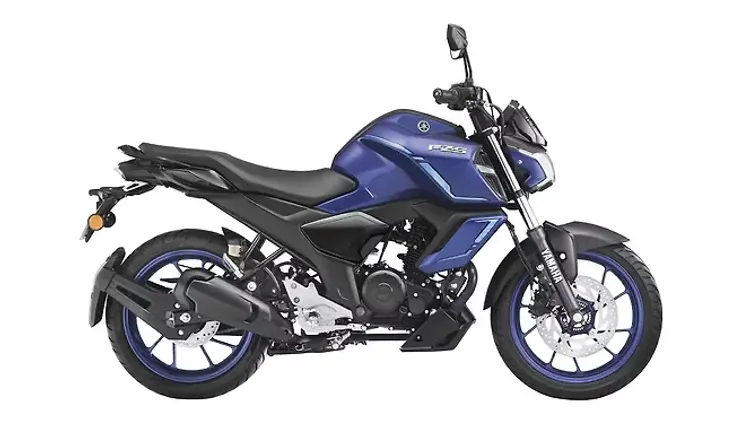 Yamaha FZ S Hybrid Racing Blue Colour