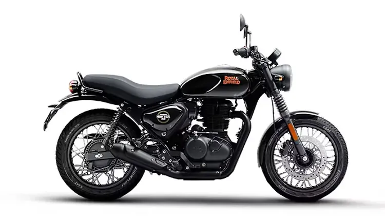 Royal Enfield Hunter 350 Factory Black Colour