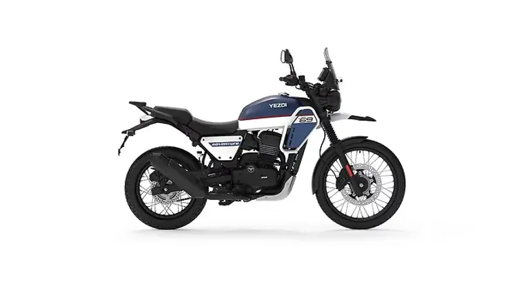 Yezdi Adventure [2025] Nebula Blue White Colour