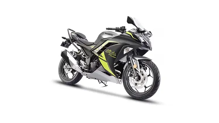 कावासाकी Ninja 300 Metallic Moondust Grey Colour