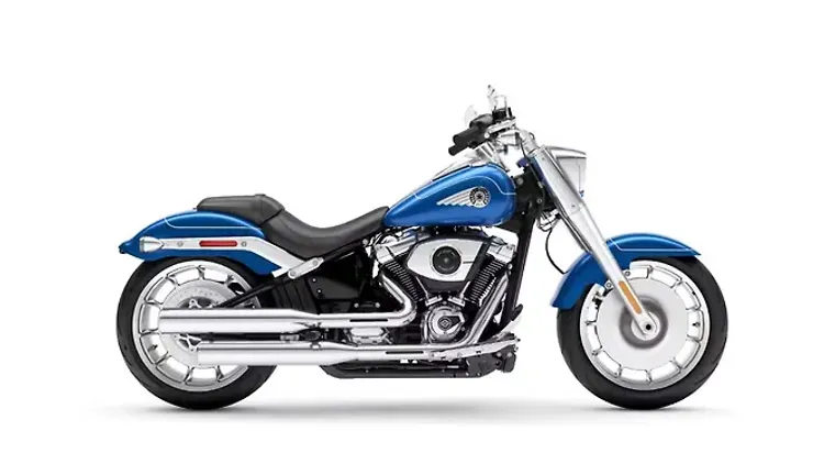 Harley-Davidson Fat Boy Blue Burst Colour