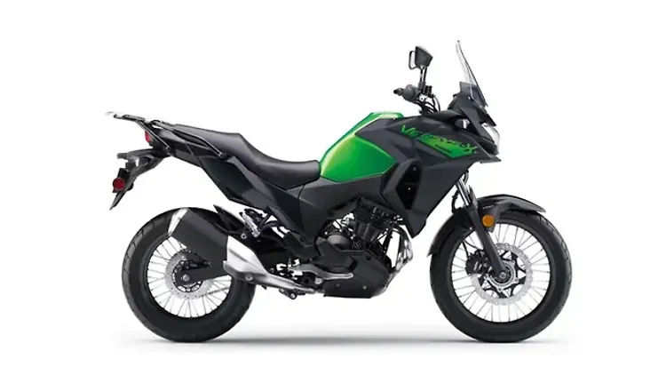 कावासाकी Versys-X 300 [2026] Candy Lime Green / Metallic Flat Spark Black Colour