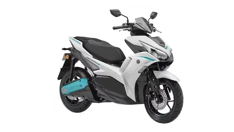 Yamaha Aerox E White Colour