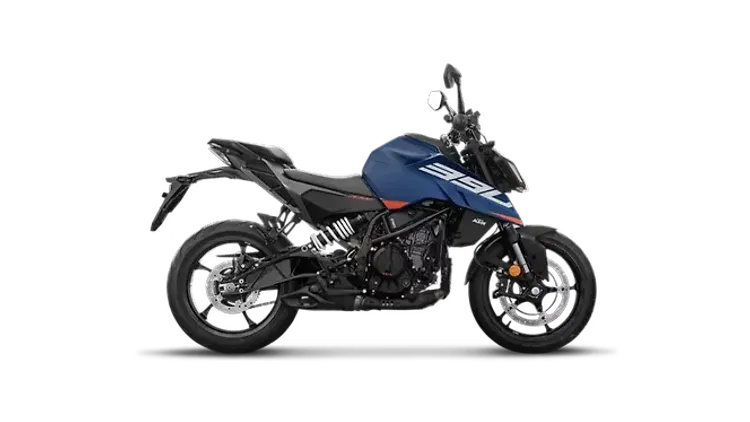 KTM 390 Duke Atlantic Blue Colour