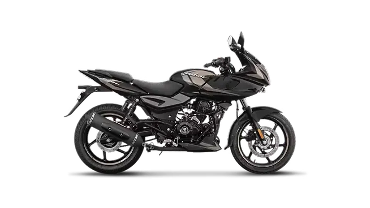 பஜாஜ் Pulsar 220F Black Copper Beige Colour