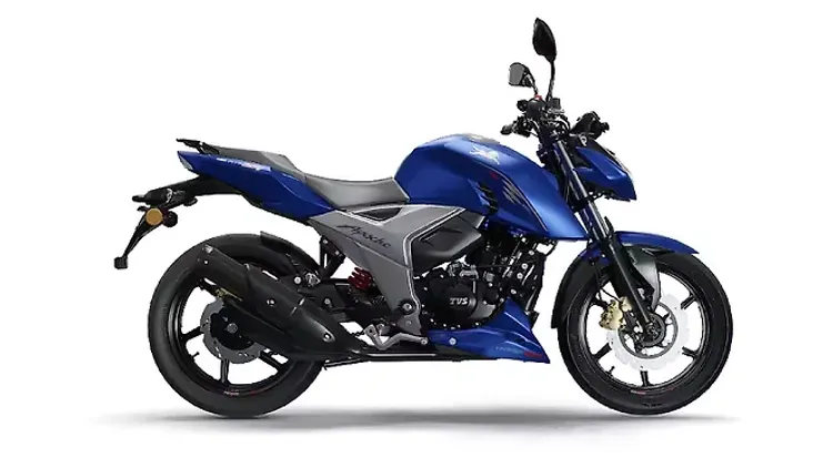 TVS Apache RTR 160 4V Metallic Blue Colour
