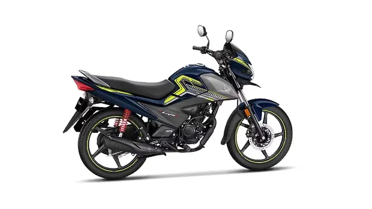 होंडा लिवो Pearl Siren Blue A (Geny Gray Shroud + Green Stripes) Colour