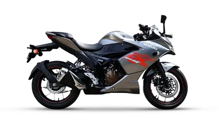 சுஸூகி ஜிக்ஸெர் எஸ்.எஃப் 250 Glass Sparkle Black and Metallic Oort Gray Colour
