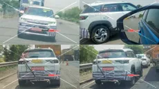 Maruti Brezza Facelift Emission Testing New Engine Spy Pics