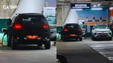 Hyundai Compact Electric Suv Spied Next To Tata Nexon Ev