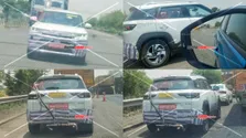 Maruti Brezza Facelift Emission Testing New Engine Spy Pics