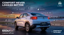 Citroen Basalt X Comfort Edition Launched Rs 8 75 Lakh