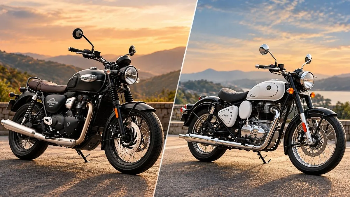 டிரையம்ப் போனிவில் டி40 vs ராயல் என்ஃபீல்டு கிளாசிக் 350: எது சிறந்தது? - ஒப்பீடு
